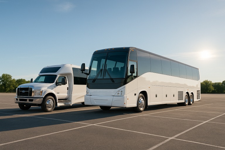 Charter Bus in Burbank