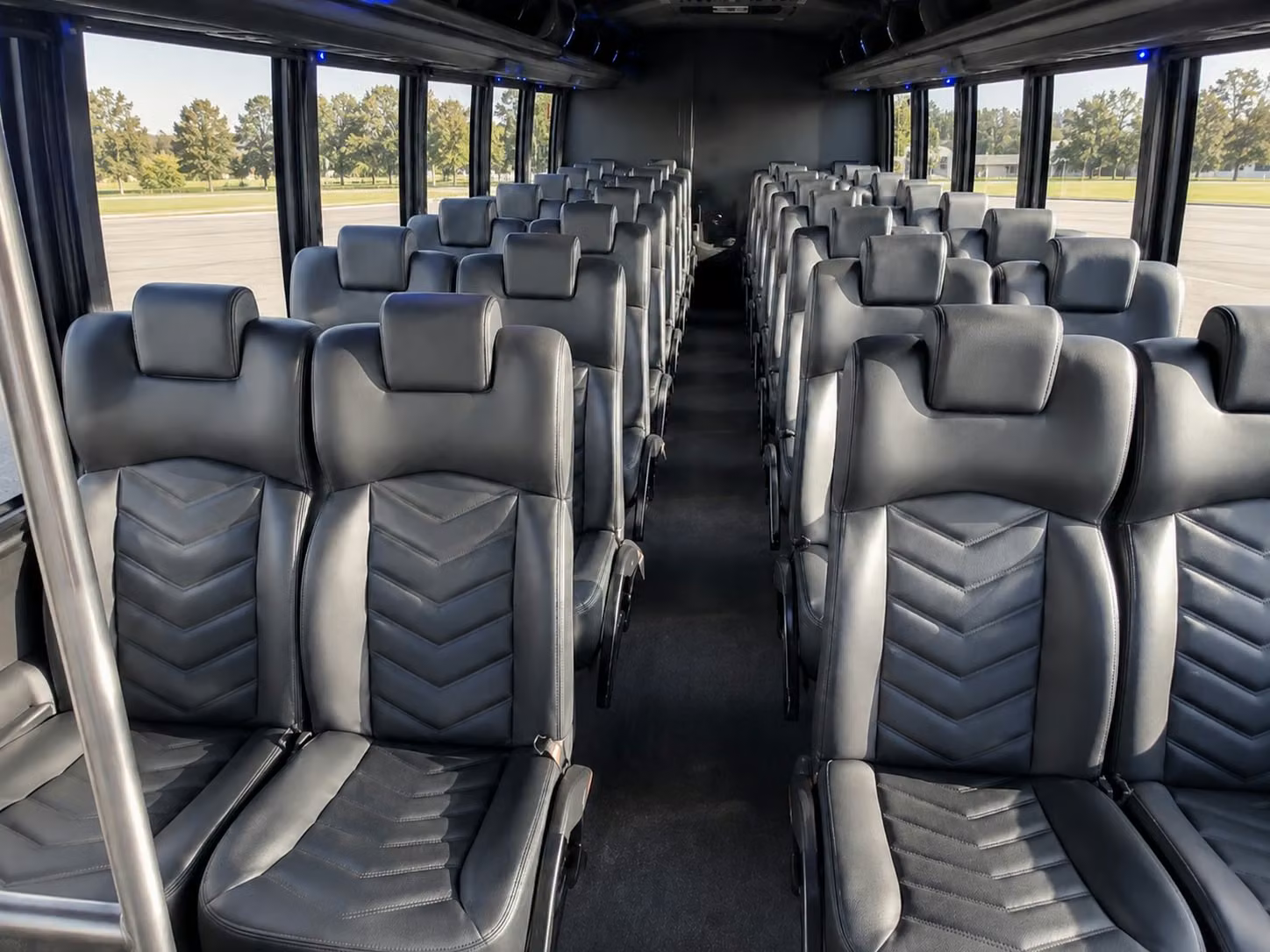 18 passenger minibus inside