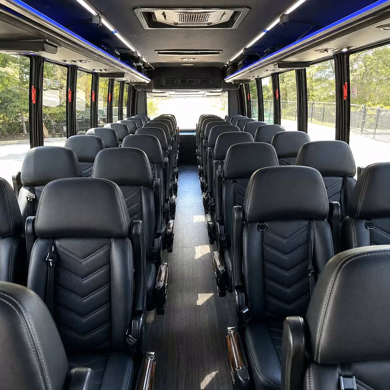 25 passenger minibus interior