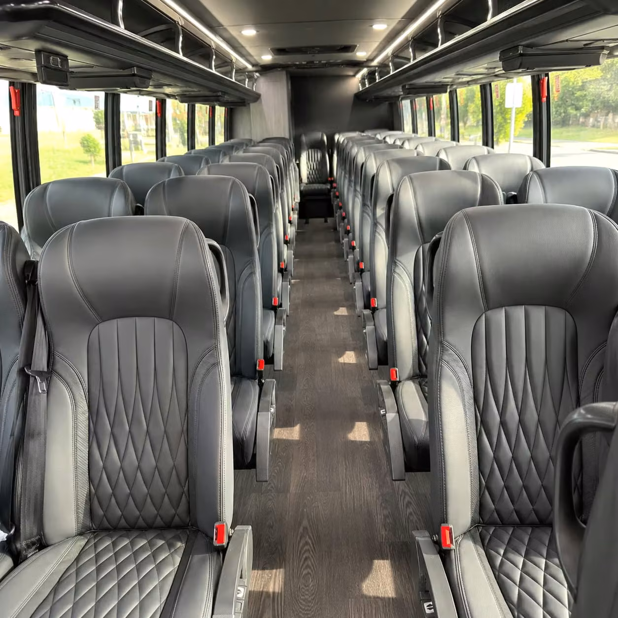 28 passenger minibus inside
