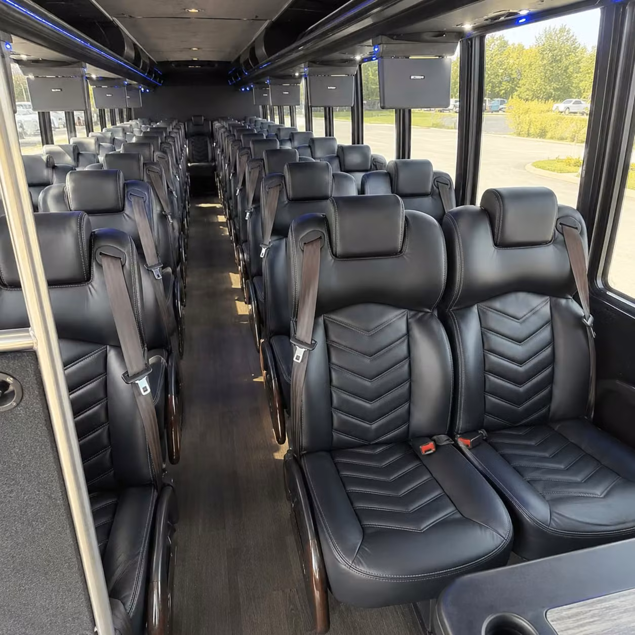 35 passenger minibus inside