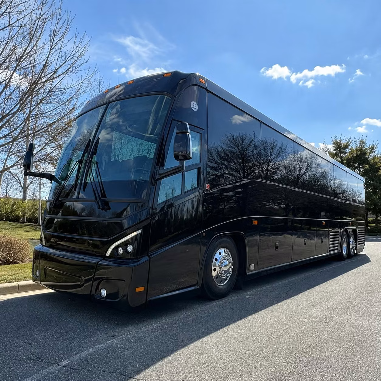 entertainment industry crew shuttles to and from bur